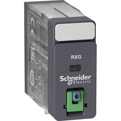 Schneider Electric RXG21BD Relè ad innesto 24 V/DC, 24 V/AC 5 A 2 scambi 1 pz.