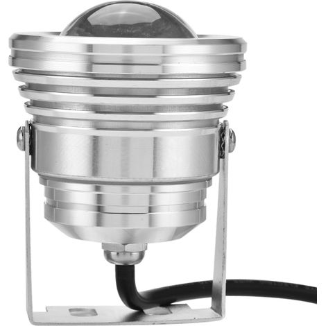 Lumières Sous-Marines RGB 10W 9 LED 5730 12V Coque Argent (1/5)