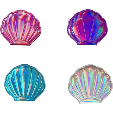 Miroir De Poche - Miroir Grossissant Double Face - Pour Maquillage Et Retouche - 4 Pièces (1/5)