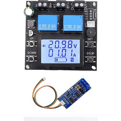 XY-BT11L 10A Batterielade- und Entlademodul + K485X Modul, bidirektionaler Ladeschutz und Strommessung.