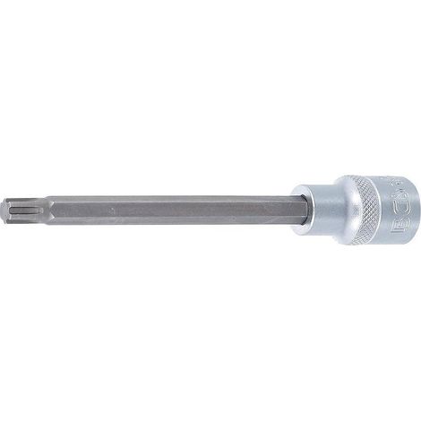 Douille à Embouts 140 mm - 12,5 mm (1/2), Profil Cannelé M8 - Précision et Robustesse - Acier - D-Work