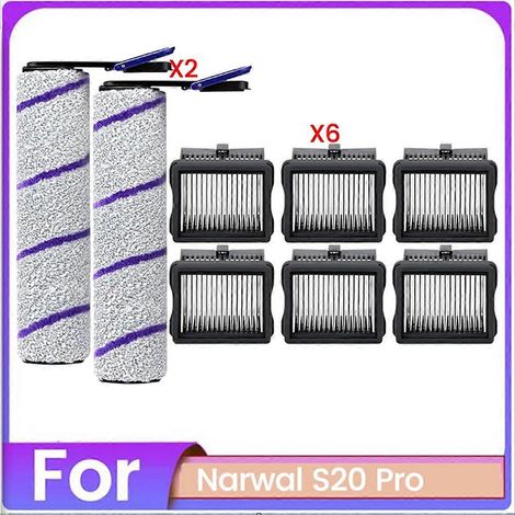 Pièces pour aspirateur pour S20 Pro aspirateur eau/poussière accessoires Inclue filtres HEPA et rouleaux-brosses (1/5)