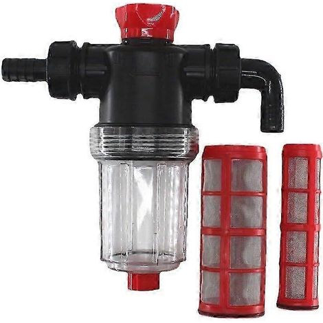 Filtre pour tuyau d'arrosage avec tamis double couche à mailles fines pour l'irrigation extérieure (25 mm) (1/5)