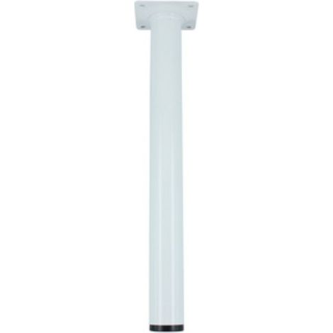PIEDINI ACCIAIO D. 30 X H 100 MM BIANCO