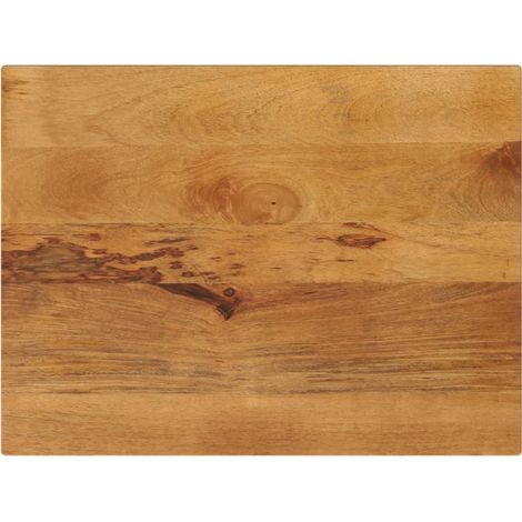 Tischplatte 70x50x2,5 cm Rechteckig Massivholz Mango vidaXL (1/5)