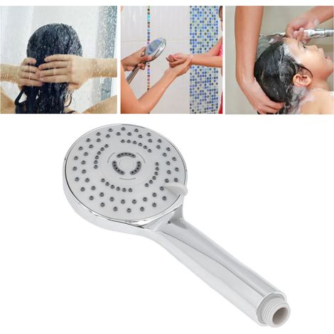 Cabezal de ducha portátil con manguera – Cabezal de ducha multifuncional de alta presión fabricado en ABS G1/2 F/M, sin clavos (1/5)