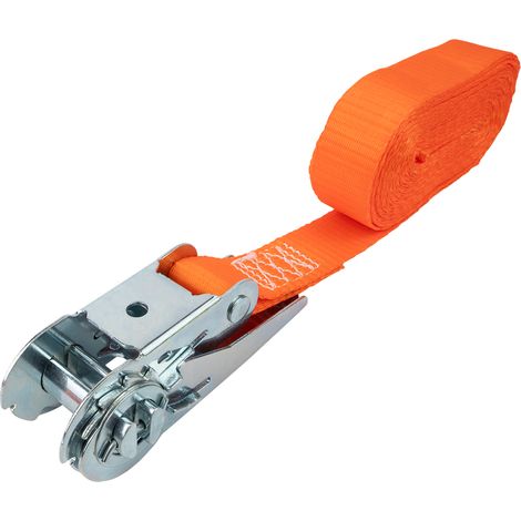 1-teiliges Spanngurt mit Ratsche 25 mm x 5 m 800 daN