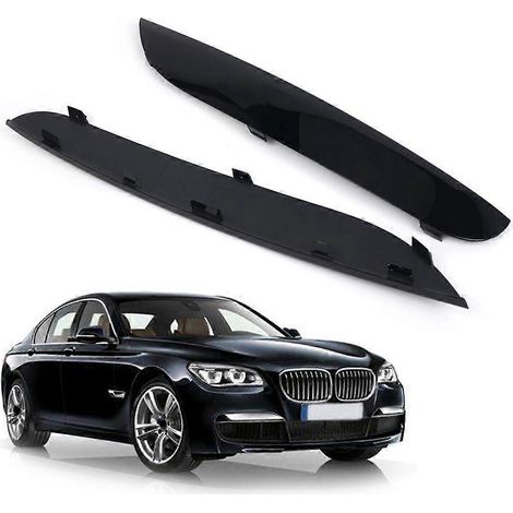 2x Grilles décoratives de pare-chocs avant gauche et droite pour F01 F02 51118047728 51118099323 (1/4)