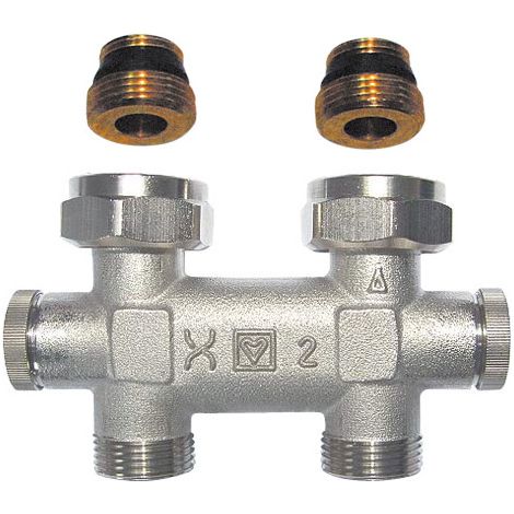 3000 TP-Anschl.garn. f.Zweirohr- anlagen M22x1,5x G 3/4" + Nippel