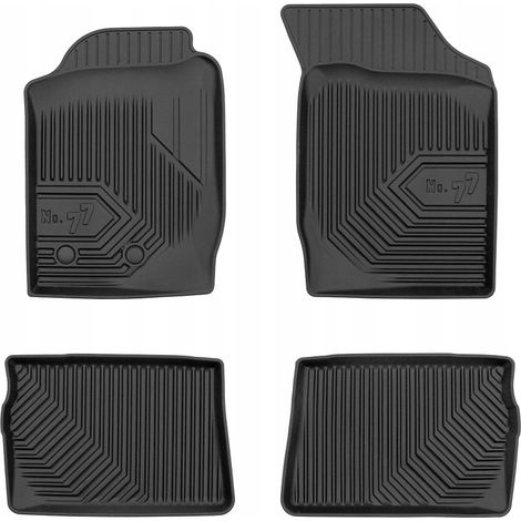 Alfombrillas para Renault Thalia 1 2001-2006, alfombrillas de puerta, alfombrillas de goma para puerta, bandeja 77 (1/5)