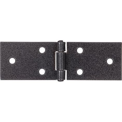 Bande de table DURAVIS® 32 x 100 x 1,5 mm, matériau : Acier, bleu zingué, surface : noir-diamant