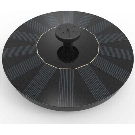 Fontaine de jardin, pompe solaire Solatec 1,4 W - Pompe submersible pour bassin, piscine, jardin, aquarium.