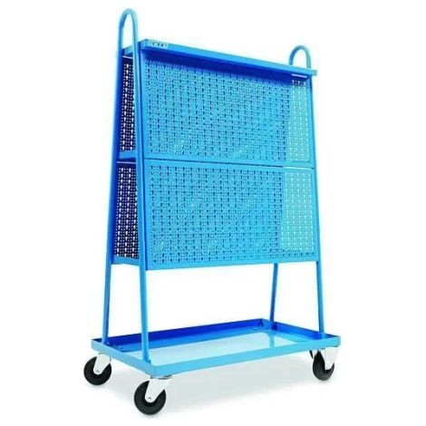Chariot porte-outils sur roues avec 2 panneaux (1/3)