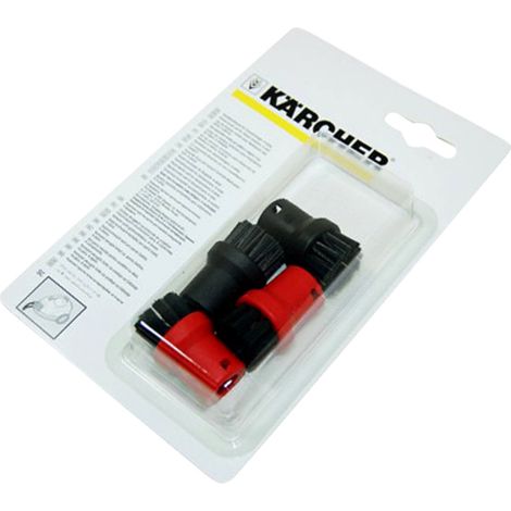 SOS Accessoire Jeu de 4 brosses rondes pour Nettoyeur vapeur 28630580 KARCHER