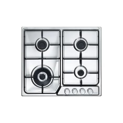 Plaque gaz DeLonghi DFI 46 ASDV 60 cm 4 brûleurs - Inox