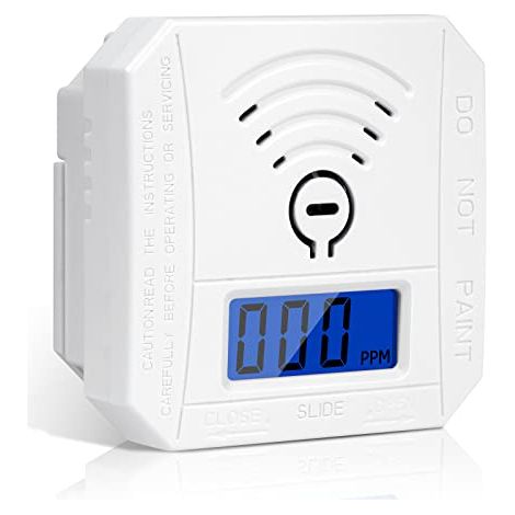 Détecteur Monoxyde de Carbone Intelligent – Écran LCD Bouton Test LED Piles (1/4)