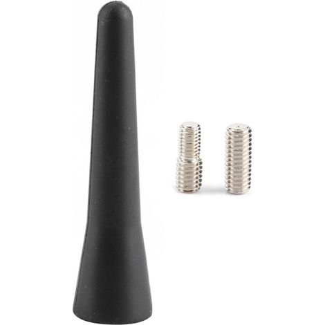 Antena corta de 2,5 pulgadas para radio AM/FM de coche – Compatible con Audi TT MKI (1998–2006), fácil instalación, acabado metálico.