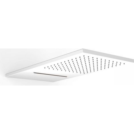 Douches murales acier inoxydable anticalcaire 2 types de jet (Pluie/Cascade). 2 - TRES 29990301BM