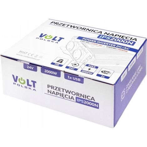 Volt converter Poland IPS-2000N 24V / 230V 1000/2000W