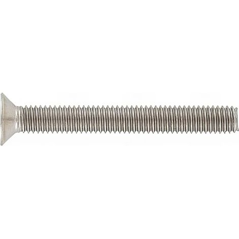 Vis métaux tête fraisée Pozidriv 5 x 60 mm INOX A4 - Boite de 200 pcs - VMFC05060A4