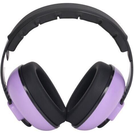 ‌Noise Reducing Anti-Noise Headphones‌ (NRR 31dB) - Comfortable and Foldable Hearing Protection - Purple Color (1/5)