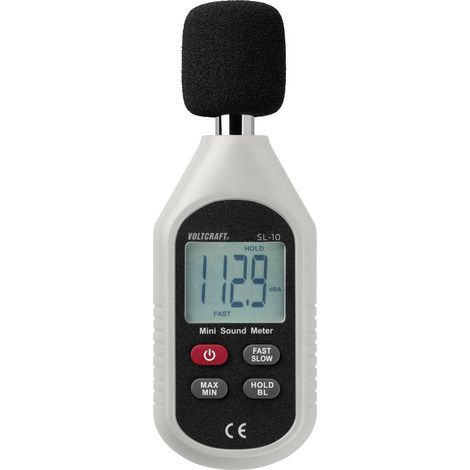 VOLTCRAFT Fonometro SL-10 30 - 130 dB 31.5 Hz - 8 kHz