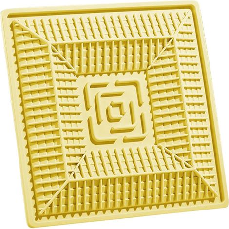 Ciotola impermeabile anti-golosi per gatti - Tappetino antiscivolo per crocchette secche e bagnate Tappetino dispenser per uso interno ed esterno Ciotola antigolo impermeabile per cuccioli e gattini (1/5)