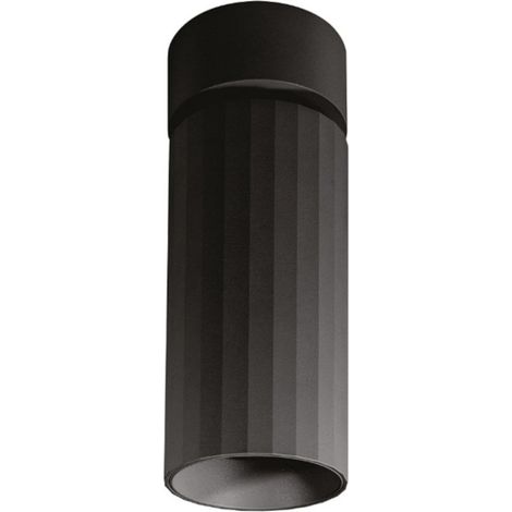 Plafonnier led réglable gea led gfa1683c 3000k en aluminium noir