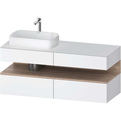 Duravit Collection One Meuble sous-vasque sur console, 2 tiroirs,