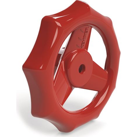 Kemper Handrad für Freistrom-Absperrventil, DN 15/20, Rot, G01000600712000