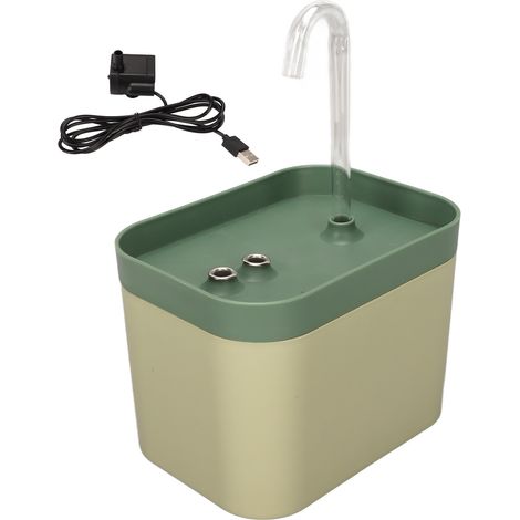 ZJchao Fontana per gatti, distributore d'acqua per animali domestici, grande capacità 1,5 litri, distributore automatico d'acqua per cani e gatti, 'Multiple' (1/5)