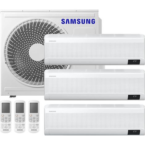 Samsung Climatizzatore Trial Split Inverter Windfree Avant 9000+9000+18000 BTU R32 AJ068TXJ3KG