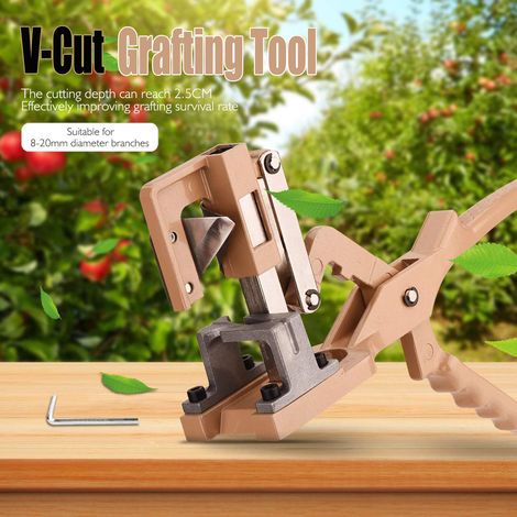 Greffoir multifonction pour arbres fruitiers – Sécateur à greffer pour plants de vigne – Outil de pépiniériste et jardinier