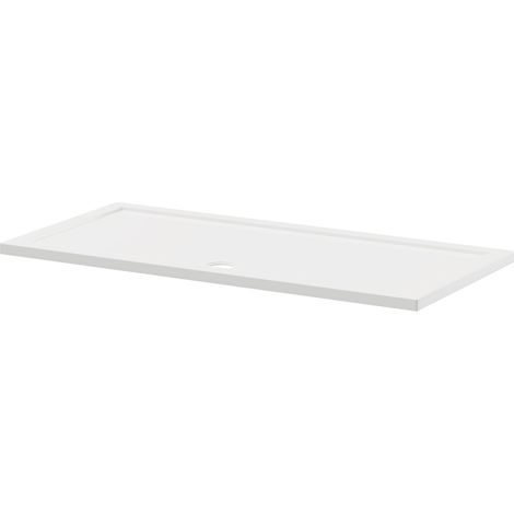 Pearlstone 1600mm x 760mm x 40mm Rectangular Shower Tray (1/4)