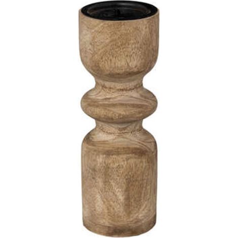 Chandelier Déco en Bois "Vidana" 23cm Marron