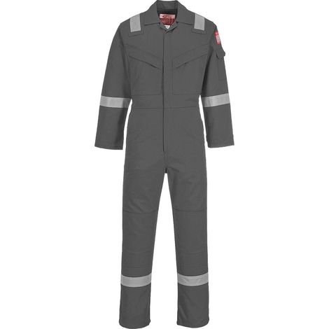 Combinaison FR Legère Antistatique 280g couleur : Gris taille XL - PORTWEST