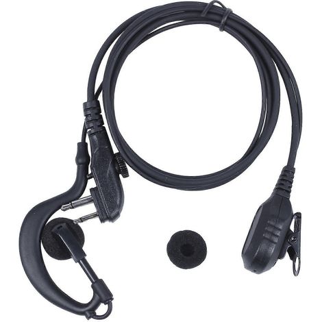 Écouteur PTT avec micro pour casque HYT Hytera TC-500 TC-518 TC-580 TC-446S TC-600 TC-610 TC-620 TC-618 TC (1/5)