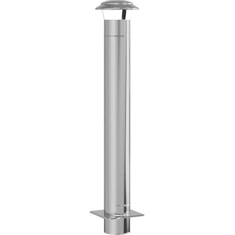 Extension de Conduit Argent 25 x 25 x 132 cm Acier inoxydable CFW32361 (1/5)