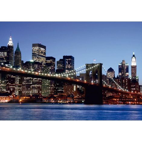 Brooklyn Bridge, photo murale intissée, 360x270 cm, 4 parties (1/3)