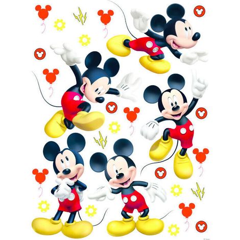Stickers géant Mickey Mouse Postures Disney 85 cm x 65 cm (1/5)