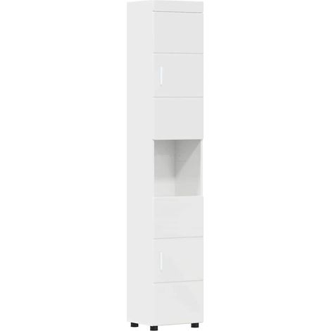 Ensemble de Meubles de Salle de Bain TULUM Blanc brillant CFW382859 (1/5)