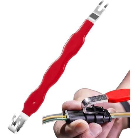 Outil de Séparation de Connecteurs Électriques, Désembrayeur de Bornes Électriques, Double Extrémités pour Mécanique - Déconnecteur Extracteur pour Passionnés et Réparateurs (1/5)