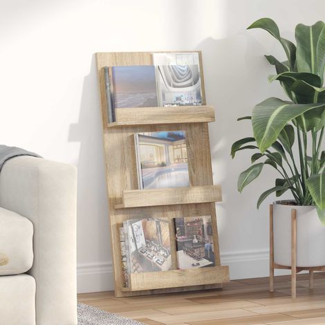 Magazinregal Sonoma-Eiche 51 x 11 x 102 cm Holzwerkstoff