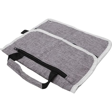 Airplane Travel Seat Organizer with Multiple Expandable Pockets for Tablet, Phone, Snacks and Travel Essentials (1/5)