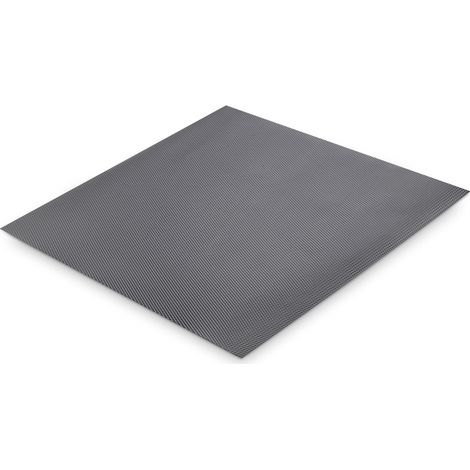 Emuca Tappeto antiscivolo Minirhomb grigio antracite 20m x 480mm