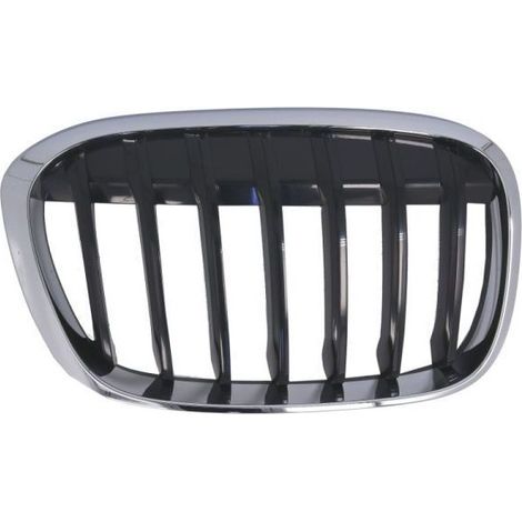 Grille de calandre avant droite contour chromé/lames noires BMW X1 F48 phase 1 2015-2020
