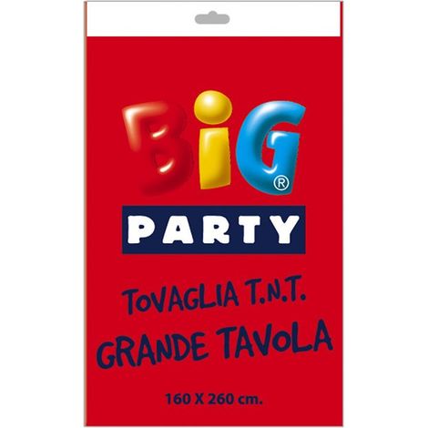 Big Party Tovaglia Tnt 160 x 260 Cm Rossa