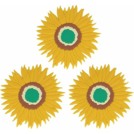 Ensemble de 3 sets de table en forme de tournesol (1/5)