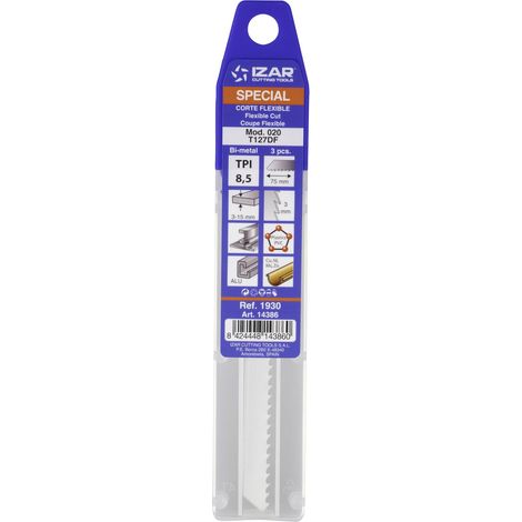 Sierra MOD. 020 (T127DF) Calar Especial Amarre T (pack 3 uds. - EUR/pack) -1930- IZAR (1/4)