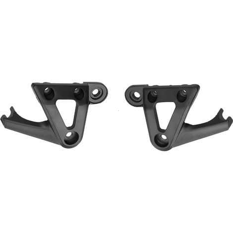 Paar Scheinwerferhalterungen kompatibel mit Honda Hornet 900, CB900, 919 und CB400 VTEC 1, 2, 3 und 4 (schwarz) (1/3)
